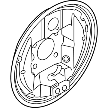 Pontiac G3 Brake Backing Plate - 96574702