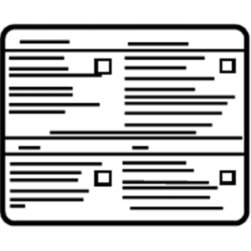 GM 25831315 A/C Label