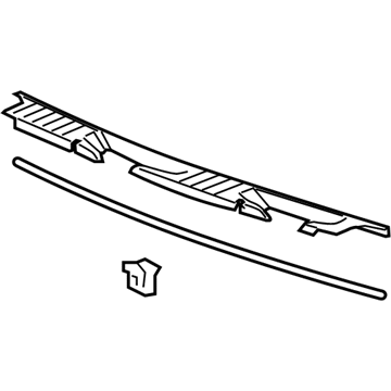 GM 25983122 Cowl Grille