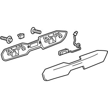 GM 23339223 Handle, Rear