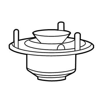 Cadillac Shock And Strut Mount - 84707099