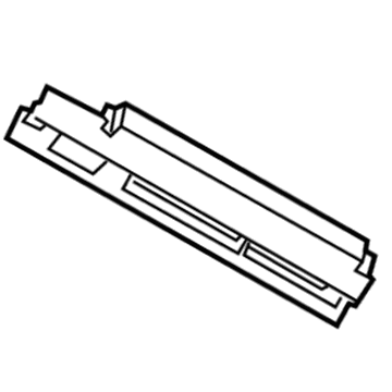 GM 23435604 Side Baffle, Driver Side