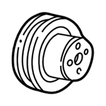 Chevy C20 Suburban Water Pump Pulley - 14025189
