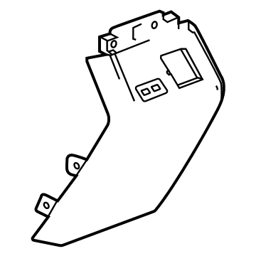 GM 86783562 Rear Trim Panel, Lower