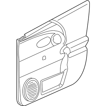Saturn 25795125 Door Trim Panel