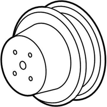 Chevy C3500 Water Pump Pulley - 10085664