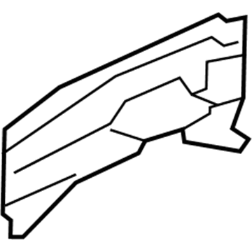 GM 20765765 Upper Rail, Front Outer Passenger Side