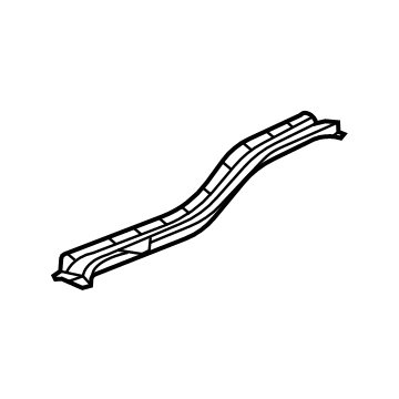 GM 84338533 Rear Glass, Passenger Side