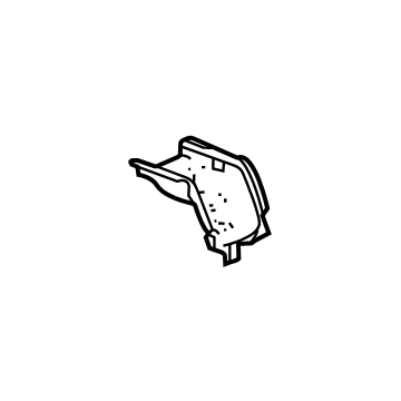 GM 84598188 Crossmember Extension, Driver Side