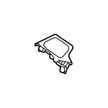 GM 42708027 Speaker Grille, Black, Driver Side