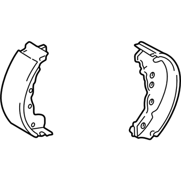 2004 Chevy Tracker Parking Brake Shoe - 91177388