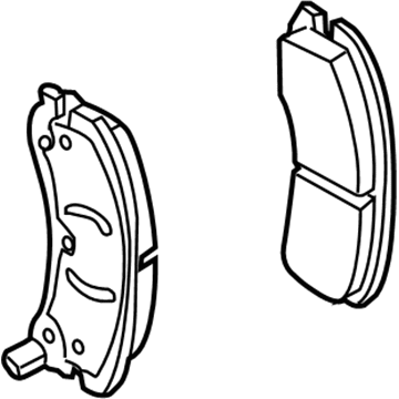 2013 Cadillac CTS Brake Pad - 19421341