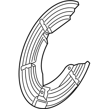 Chevy SS Brake Backing Plate - 92279378