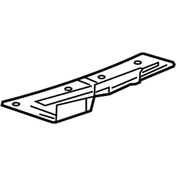 GM 13239610 Lower Baffle, Front Inner Passenger Side