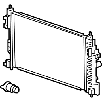 Chevy Impala Radiator - 23453634