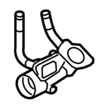 GM 12597172 Thermostat Housing, Green Line