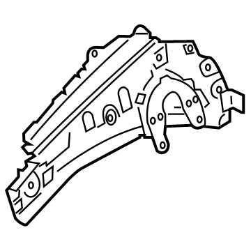 GM 42840361 Upper Rail, Front Driver Side