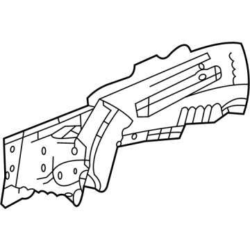 GM 42738843 Outer Rail, Front Driver Side