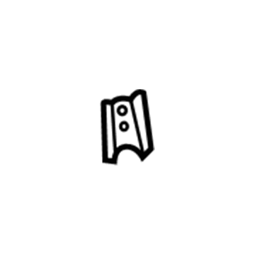 GM 20939499 Lower Reinforcement, Passenger Side