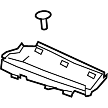 GM 84290729 Water Deflector