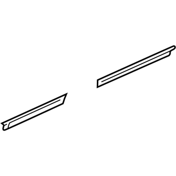 GM 15235722 Belt Weatherstrip, Front Driver Side