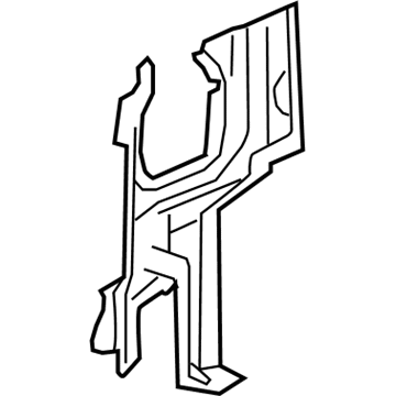 GM 39050163 Side Baffle, Passenger Side