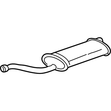 GMC C2500 Muffler - 12471965