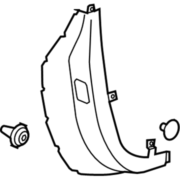 GM 23225408 Rear Cover, Driver Side