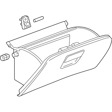 GM 95395181 Glove Box Assembly, Black