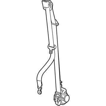 GM 84937724 Lap & Shoulder Belt, Driver Side