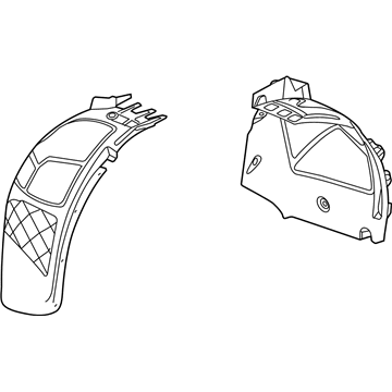 Buick Fender Splash Shield - 22970859