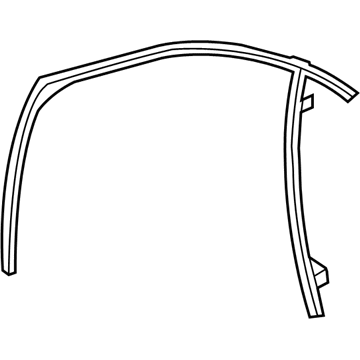 2008 Saturn Aura Door Seal - 22831428