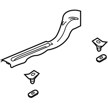 GM 15868991 Rear Sill Plate, Passenger Side
