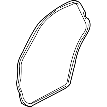 2008 Cadillac DTS Door Seal - 25956346