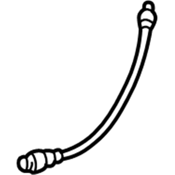 GM 20651072 Drive Cable, Black, Front Driver Side