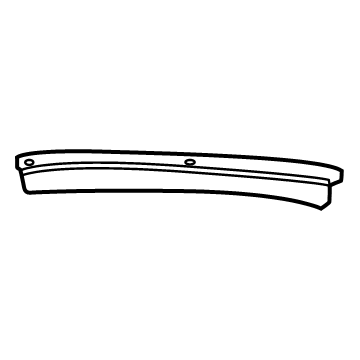 GM 85540965 Rear Deflector, Driver Side