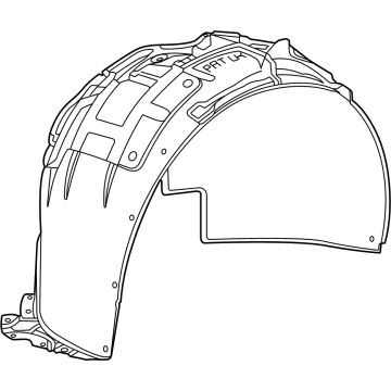 2023 Cadillac LYRIQ Fender Splash Shield - 87863494