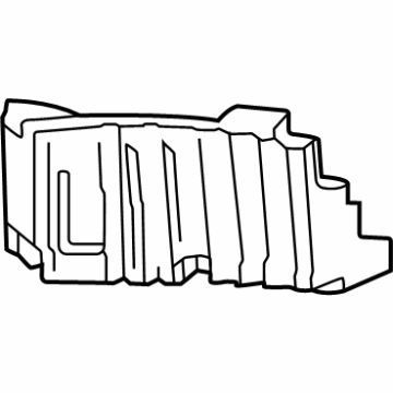 GM 87843118 Filler, Front Inner Driver Side