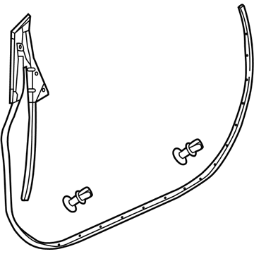 2017 Buick Cascada Door Seal - 13439473