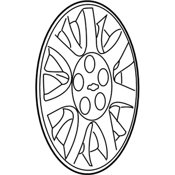 2007 Chevy Impala Wheel Cover - 9596253