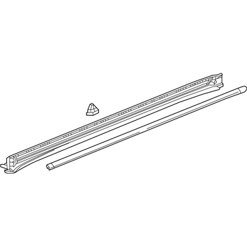 GM 22900542 Rocker Molding, Driver Side