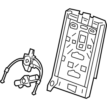 GM 84954285 Seat Back Frame, Driver Side