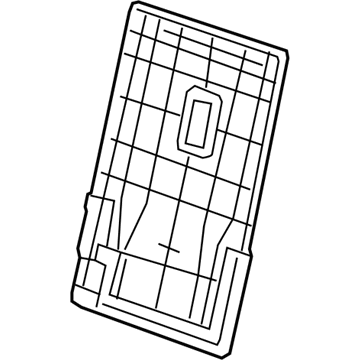 GM 84789841 Seat Back Panel, Titanium, Driver Side