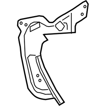 GM 23361183 Water Deflector, Inner Driver Side