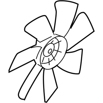 Cadillac DTS A/C Condenser Fan - 21999768
