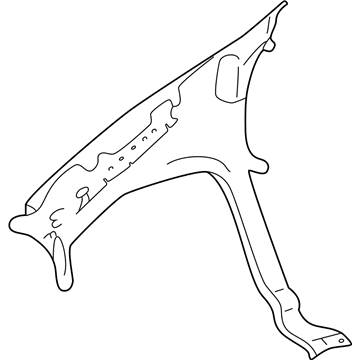 GM 88898740 Fender Assembly, Front Driver Side