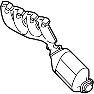 GM 12638993 Exhaust Manifold, Driver Side
