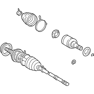 Pontiac Vibe Axle Shaft - 88969205