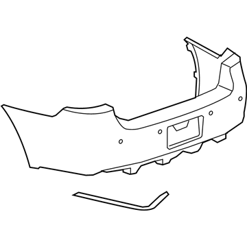 Buick Lucerne Bumper - 25817527