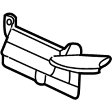 GM 10403704 Latch Bracket, Rear Driver Side